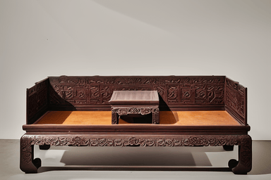 床 規格:216x196, 架子床因床上有頂架而得名,是中國傳統的古典家具